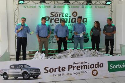 Conheça o ganhador da Ford Ranger 0 Km ,  da promoção “Sorte Premiada” do Sicredi  Grandes Lagos PR/SP