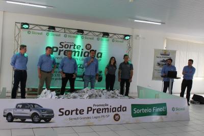 ConheÃ§a o ganhador da Ford Ranger 0 Km ,  da promoÃ§Ã£o â€œSorte Premiadaâ€ do Sicredi  Grandes Lagos PR/SP