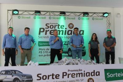 Conheça o ganhador da Ford Ranger 0 Km ,  da promoção “Sorte Premiada” do Sicredi  Grandes Lagos PR/SP