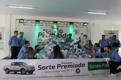 ConheÃ§a o ganhador da Ford Ranger 0 Km ,  da promoÃ§Ã£o â€œSorte Premiadaâ€ do Sicredi  Grandes Lagos PR/SP