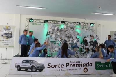 Conheça o ganhador da Ford Ranger 0 Km ,  da promoção “Sorte Premiada” do Sicredi  Grandes Lagos PR/SP