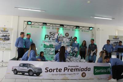 ConheÃ§a o ganhador da Ford Ranger 0 Km ,  da promoÃ§Ã£o â€œSorte Premiadaâ€ do Sicredi  Grandes Lagos PR/SP