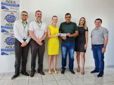 ACILS entrega prêmios aos ganhadores do 2° sorteio da Promoção Natal Premiado