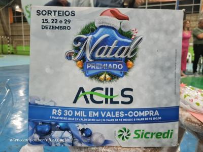 Acils realiza sorteio final da promoÃ§Ã£o Natal Premiado 2023