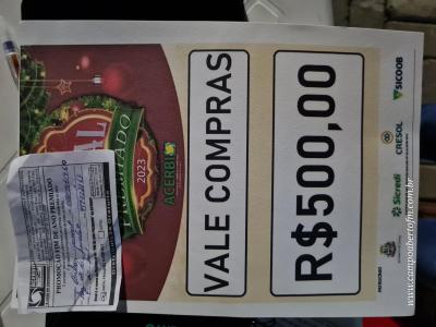 ACERBI realiza sorteio final da promoÃ§Ã£o Natal Premiado 2023