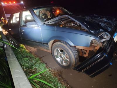 GuaraniaÃ§u: Motorista embriagado provoca acidente com morte na BR 277