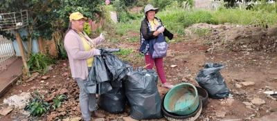 Rio Bonito IguaÃ§u realizou o ArrastÃ£o de Combate a Dengue
