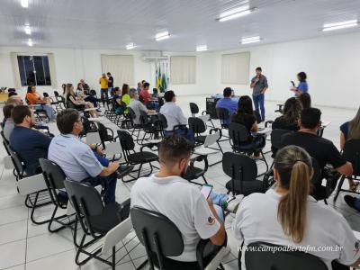 Secretaria de saÃºde realiza reuniÃ£o com empresarios, entidades e sociedade laranjeirense para discutir estratÃ©gias de combate ao Aedes Aegypti