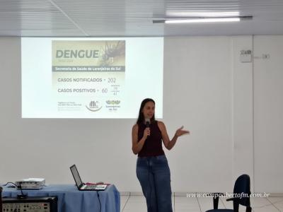 Secretaria de saÃºde realiza reuniÃ£o com empresarios, entidades e sociedade laranjeirense para discutir estratÃ©gias de combate ao Aedes Aegypti