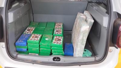 LS: ApÃ³s comunicar falso roubo carreteiro Ã© preso com quase 100kg de cocaÃ­na 