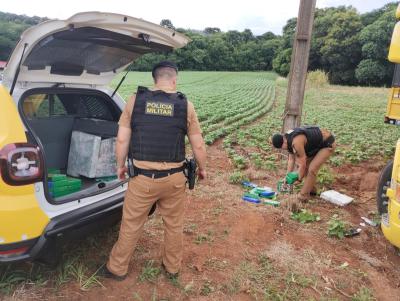 LS: ApÃ³s comunicar falso roubo carreteiro Ã© preso com quase 100kg de cocaÃ­na 