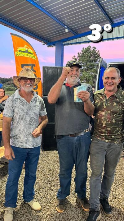 Valdir do Rio Guarani Ã© CampeÃ£o do 2Âº Torneio de Pesca do Clube das Ãguas do Buriti 
