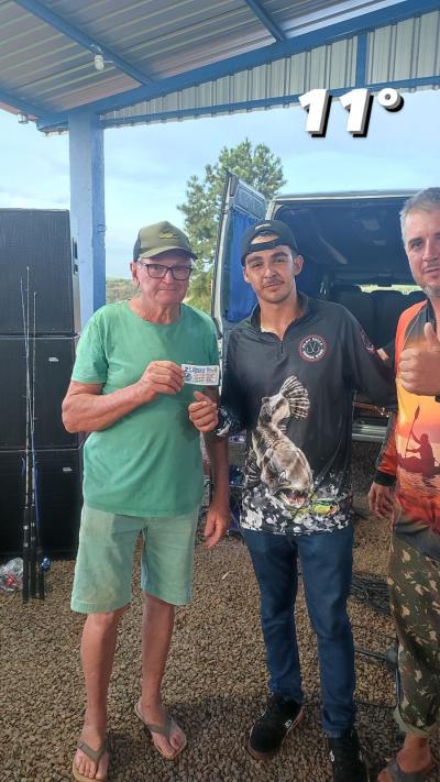 Valdir do Rio Guarani Ã© CampeÃ£o do 2Âº Torneio de Pesca do Clube das Ãguas do Buriti 