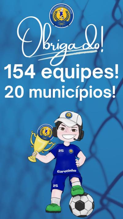 154 equipes estarÃ£o na disputa da Copa Garotinho de Futsal 2024