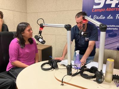LS: Nesta quarta-feira, a RÃ¡dio Campo Aberto FM recebeu a 1Âª Turma do Projeto "Jovens Comunicadores" 