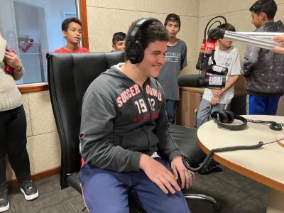 LS: Nesta quarta-feira, a RÃ¡dio Campo Aberto FM recebeu a 1Âª Turma do Projeto "Jovens Comunicadores" 