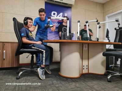 Etapa das visitas a Campo Aberto FM do Projeto Jovens Comunicadores foi concluÃ­da nesta segunda (29)