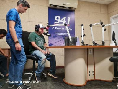 Etapa das visitas a Campo Aberto FM do Projeto Jovens Comunicadores foi concluÃ­da nesta segunda (29)