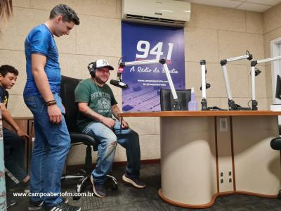 Etapa das visitas a Campo Aberto FM do Projeto Jovens Comunicadores foi concluÃ­da nesta segunda (29)