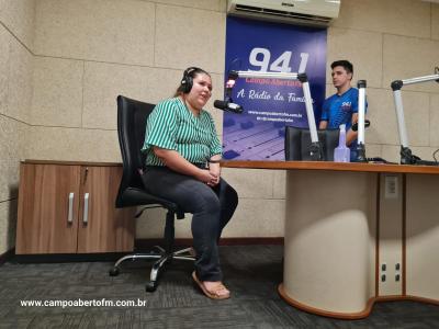 Etapa das visitas a Campo Aberto FM do Projeto Jovens Comunicadores foi concluÃ­da nesta segunda (29)