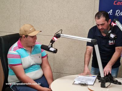 Etapa das visitas a Campo Aberto FM do Projeto Jovens Comunicadores foi concluÃ­da nesta segunda (29)