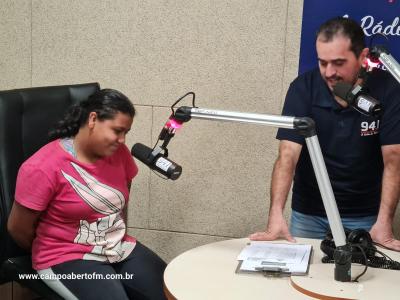 Etapa das visitas a Campo Aberto FM do Projeto Jovens Comunicadores foi concluÃ­da nesta segunda (29)