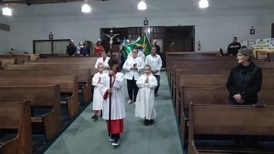 Missa de AÃ§Ã£o de GraÃ§as marcou a abertura da extensa programaÃ§Ã£o de aniversÃ¡rio dos 34 anos de Nova Laranjeiras