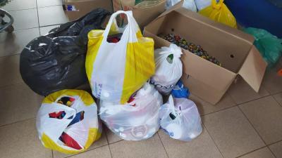 LS: ColÃ©gio Estadual Professor Gildo AluÃ­sio Schuck encerra Projeto Tampinha Reciclada, GratidÃ£o Compartilhada