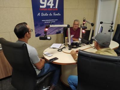 ComissÃ£o organizadora da Festa em louvor a SÃ£o Pedro esteve na Campo Aberto FM