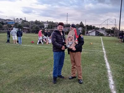UniÃ£o Juventude conquista os titulos do Municipal de Futebol Sete em Porto Barreiro 