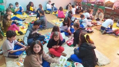 Projeto "Viajando na ImaginaÃ§Ã£o" Envolve Alunos na Escola Municipal Dr. LeocÃ¡dio JosÃ© Correia