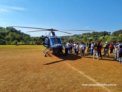 Aldeia de Rio das Cobras em Nova Laranjeiras recebe caravana com representantes dos governos federal e estadual