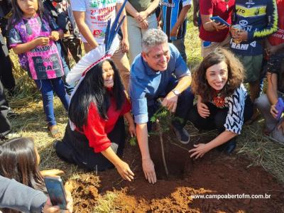Aldeia de Rio das Cobras em Nova Laranjeiras recebe caravana com representantes dos governos federal e estadual