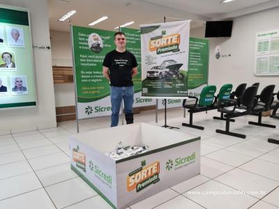Poupadora Sicredi de Laranjeiras do Sul, Ã© a ganhadora de uma Viagem de Cruzeiro na promoÃ§Ã£o Sorte Premiada Sicredi