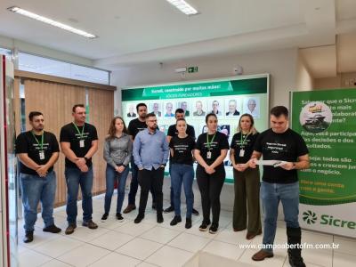 Poupadora Sicredi de Laranjeiras do Sul, Ã© a ganhadora de uma Viagem de Cruzeiro na promoÃ§Ã£o Sorte Premiada Sicredi
