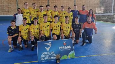 Futsal e Voleibol Masculino de Laranjeiras do Sul conquistam os Jogos da Juventude Fase Regional 