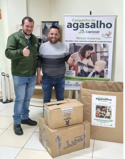 COPROSSEL - Campanha do Agasalho 2024 destina 4,6 mil peÃ§as e artigos de inverno a pessoas carentes 