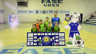 ComeÃ§aram os jogos eliminatorios da Copa Garotinho de Futsal Categorias de Base
