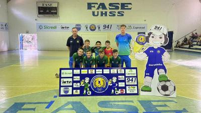 ComeÃ§aram os jogos eliminatorios da Copa Garotinho de Futsal Categorias de Base