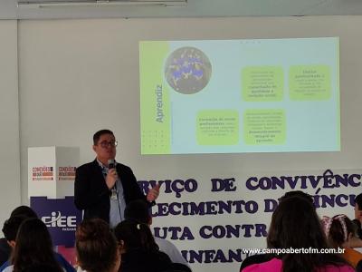 Secretaria de AssistÃªncia Social em parceria com a Acils, realizou palestra sobre o Combate ao Trabalho Infantil