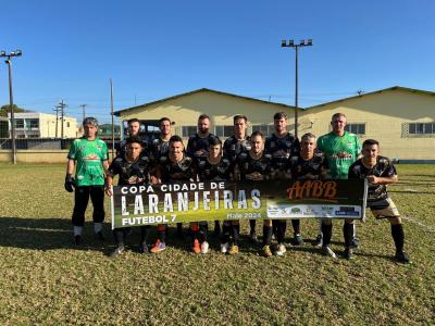 ComeÃ§ou a Copa Cidade Laranjeiras AABB de Futebol Sete