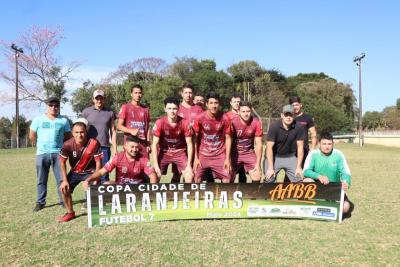 ComeÃ§ou a Copa Cidade Laranjeiras AABB de Futebol Sete