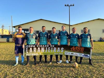 ComeÃ§ou a Copa Cidade Laranjeiras AABB de Futebol Sete