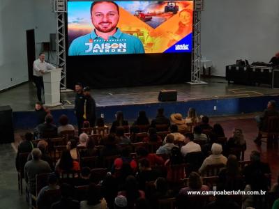 Jaison Mendes lanÃ§a prÃ©-candidatura a prefeito de Laranjeiras do Sul