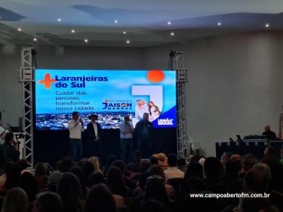 Jaison Mendes lanÃ§a prÃ©-candidatura a prefeito de Laranjeiras do Sul
