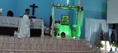 8Âº Dia da Novena de Nossa Senhora do PerpÃ©tuo Socorro no Bairro Cristo Rei