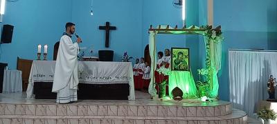 8Âº Dia da Novena de Nossa Senhora do PerpÃ©tuo Socorro no Bairro Cristo Rei