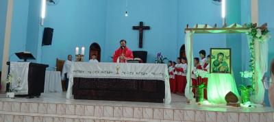 Encerramento da Novena de Nossa Senhora do PerpÃ©tuo Socorro no Bairro Cristo Rei aconteceu neste sÃ¡bado