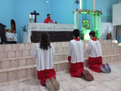 Encerramento da Novena de Nossa Senhora do PerpÃ©tuo Socorro no Bairro Cristo Rei aconteceu neste sÃ¡bado