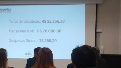 LS: Sicredi Grandes Lagos realiza prestaÃ§Ã£o de contas da 6Âª corrida e caminhada solidÃ¡ria.
